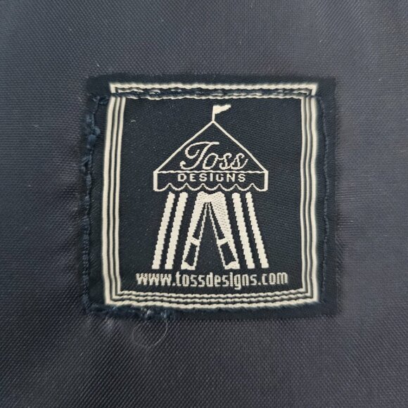 Toss Designs Pouch Blue Floral Utility Boho Cottage Paisley Floral - Picture 5 of 6